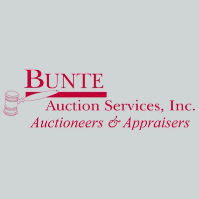 bunting auction|Bunte Auction Services, Inc. .